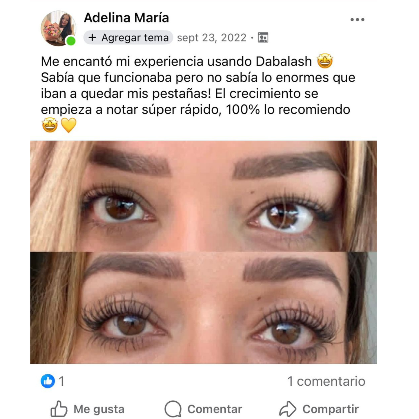 Suero pestañas Dabalash