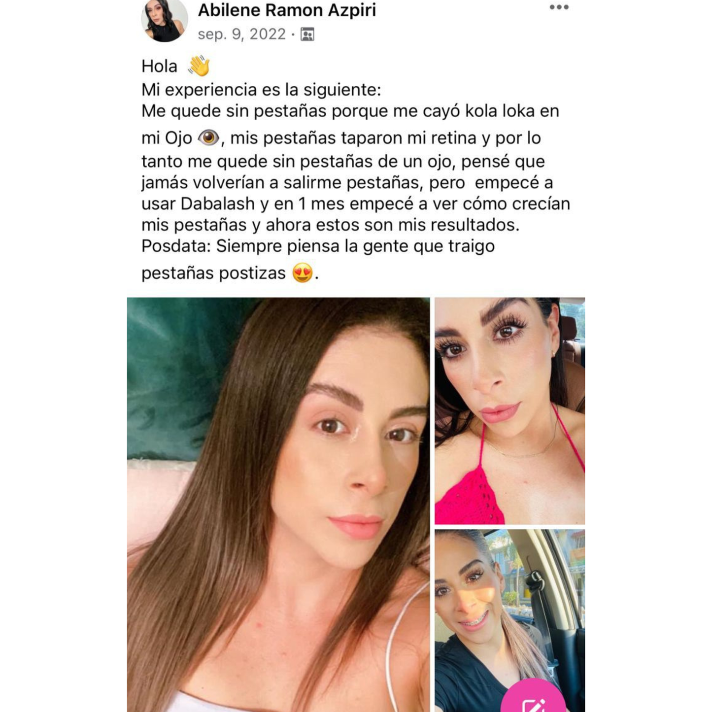 Suero pestañas Dabalash
